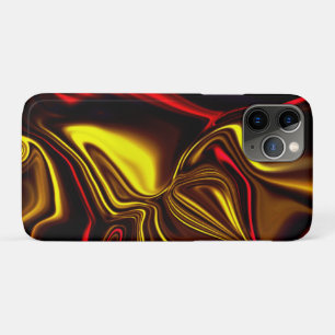 Case-Mate iPhone Case Bracelets rouge et or courbés avec parties sombres