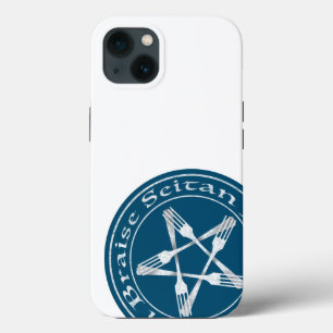Case-Mate iPhone Case Braise Seitan Vegan Pentagram (light version)