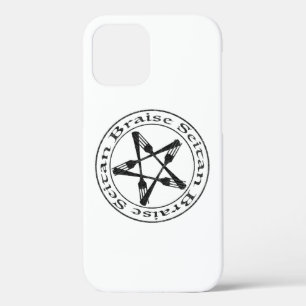 Case-Mate iPhone Case Braise Seitan Vegan Pentagram (version sombre)