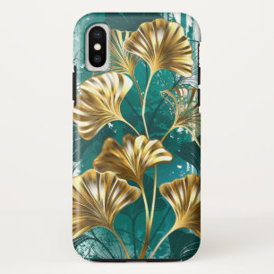 Case-Mate iPhone Case Branche avec Feuilles d'or Ginko Biloba