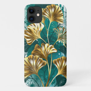 Case-Mate iPhone Case Branche avec Feuilles d'or Ginko Biloba