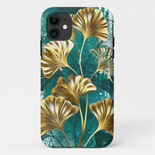 Case-Mate iPhone Case Branche avec Feuilles d'or Ginko Biloba