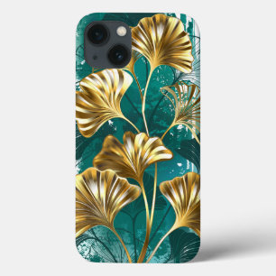 Case-Mate iPhone Case Branche avec Feuilles d'or Ginko Biloba