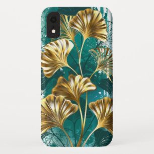 Case-Mate iPhone Case Branche avec Feuilles d'or Ginko Biloba