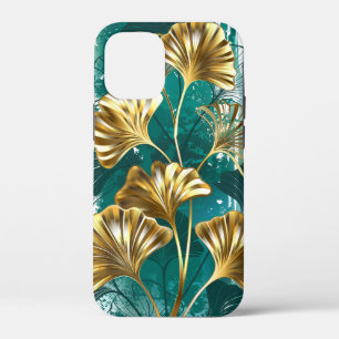 Case-Mate iPhone Case Branche avec Feuilles d'or Ginko Biloba