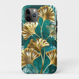 Case-Mate iPhone Case Branche avec Feuilles d'or Ginko Biloba