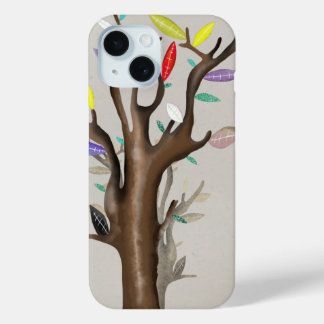 Coque Case-Mate iPhone Branche d'arbre feuilles colorées Ruth Fitta