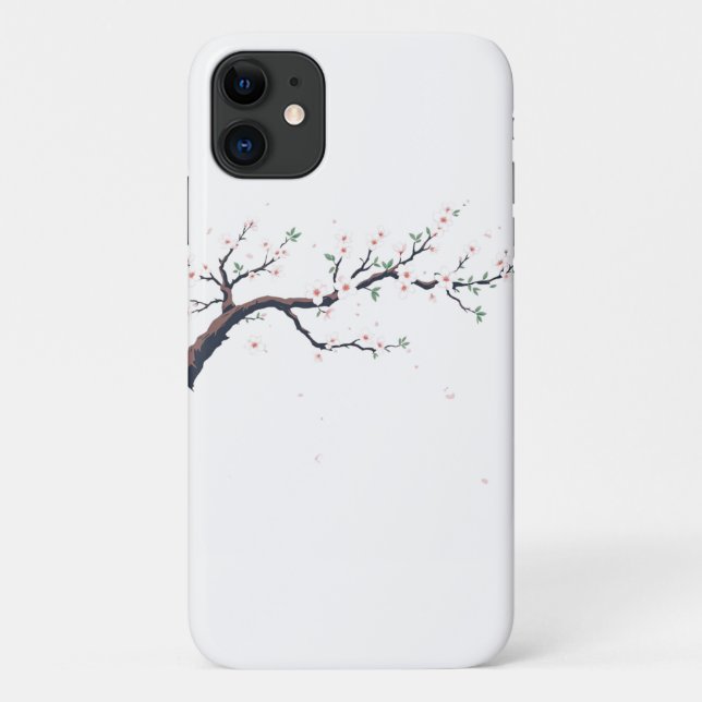 Coques Case-Mate iPhone Branche d'arbre japonaise minimale (Dos)