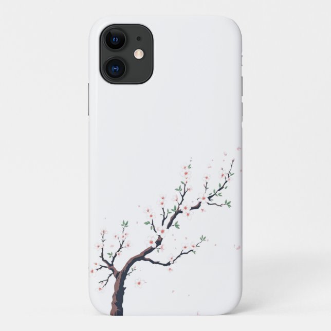 Coques Case-Mate iPhone Branche d'arbre japonaise minimale (Dos)