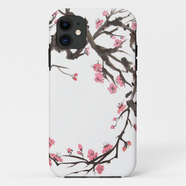 Coques Case-Mate iPhone branche de fleurs de cerisier de l'iPhone 5 (Dos)