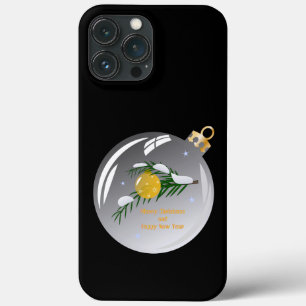 Case-Mate iPhone Case Branche de Noël décorée dans un flacon