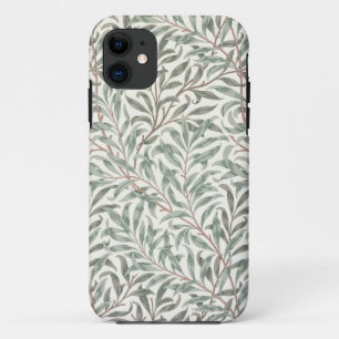 Coque iPhone 11 Branche de saule, conception de papier peint, 1874