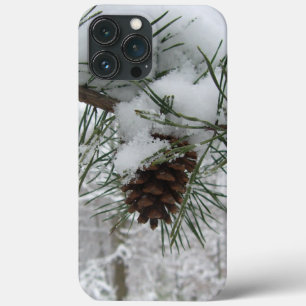 Case-Mate iPhone Case Branche des pins neigeux Photographie de la nature