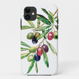 Case-Mate iPhone Case Branche d'olive aquarelle