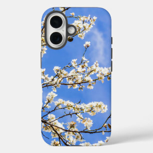 Coque Pour iPhone 16 Branche en fleurs, botanique minimaliste – Nature