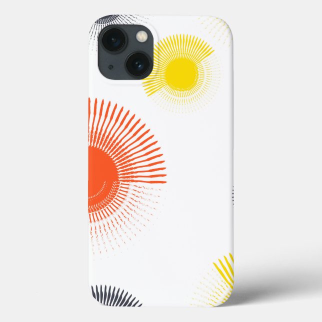 Coques Case-Mate iPhone Branché, ludique, animé, cool, circulaire géométri (Verso)