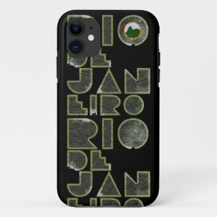 Coque Case-Mate iPhone Brasil Rio de Janeiro typographiy