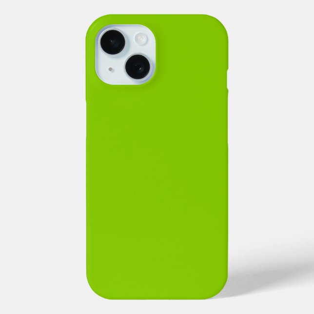Coques Case-Mate iPhone Brat vert uni (Verso)