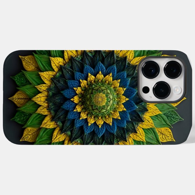 Coques Case-Mate iPhone Brazilian Leaf Mandala - Phone Case (Verso (horizontal))
