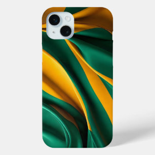 Coque Case-Mate iPhone Brésil drapeau texture soie