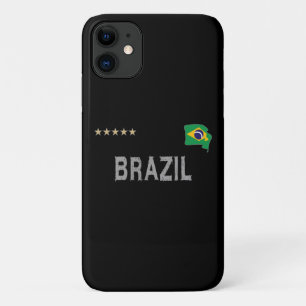 Case-Mate iPhone Case Brésil Fan Football Fan Chemise Coeur