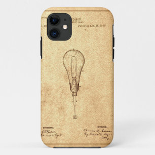 Etui iPhone Case-Mate Brevet Edison Bulbe