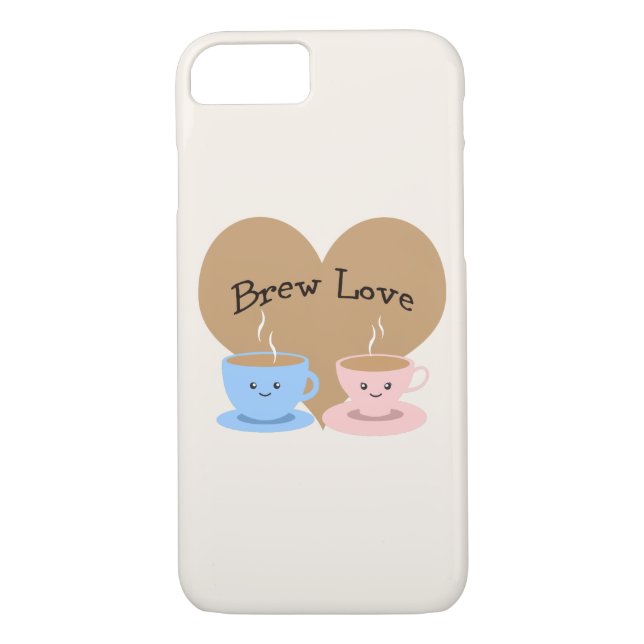 Coques Case-Mate iPhone Brew Love ! Coffee Mugs (Dos)