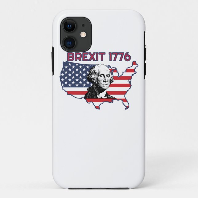 Coques Case-Mate iPhone Brexit 1776 4 juillet Fête de l'Indépendance (Dos)