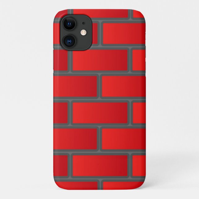 Coques Case-Mate iPhone Brick rouge (Dos)