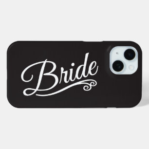 Coque Case-Mate iPhone Bride blanche sur noir