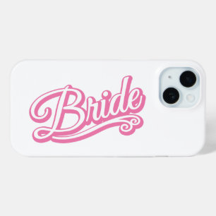Coque Case-Mate iPhone Bride rose/blanc sur blanc