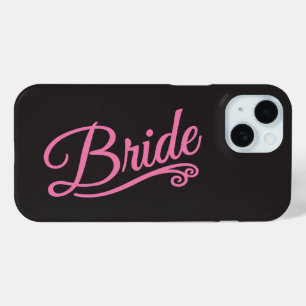 Coque Case-Mate iPhone Bride rose sur noir