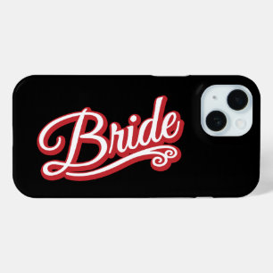 Coque Case-Mate iPhone Bride rouge/blanc sur noir