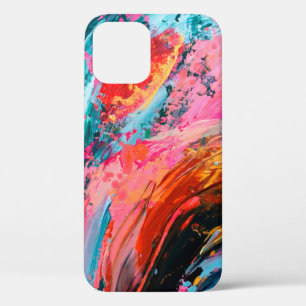 Case-Mate iPhone Case Bright coloré main peint abstrait fond d'arrière-p