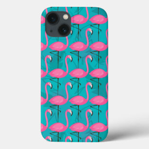 Etui iPhone 13 Bright Flamingo Patch