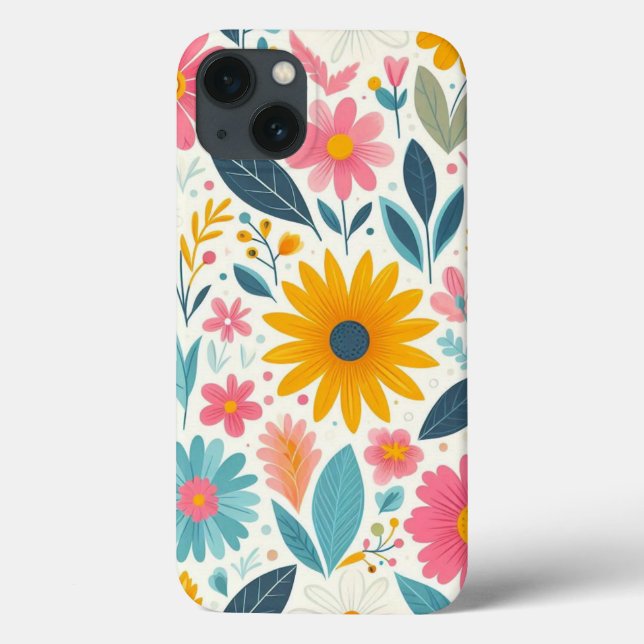 Coques Case-Mate iPhone Bright Floral Bloom (Verso)