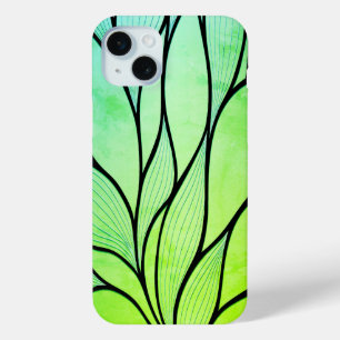 Coque Case-Mate iPhone Bright Green Hues Creative Leave Motif