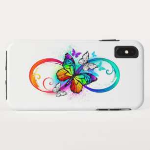 Case-Mate iPhone Case Bright infinity with rainbow butterfly