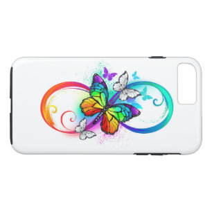 Case-Mate iPhone Case Bright infinity with rainbow butterfly