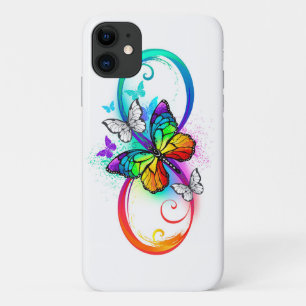 Case-Mate iPhone Case Bright infinity with rainbow butterfly