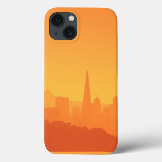 Coques Case-Mate iPhone Bright San Francisco sunset. (Verso)