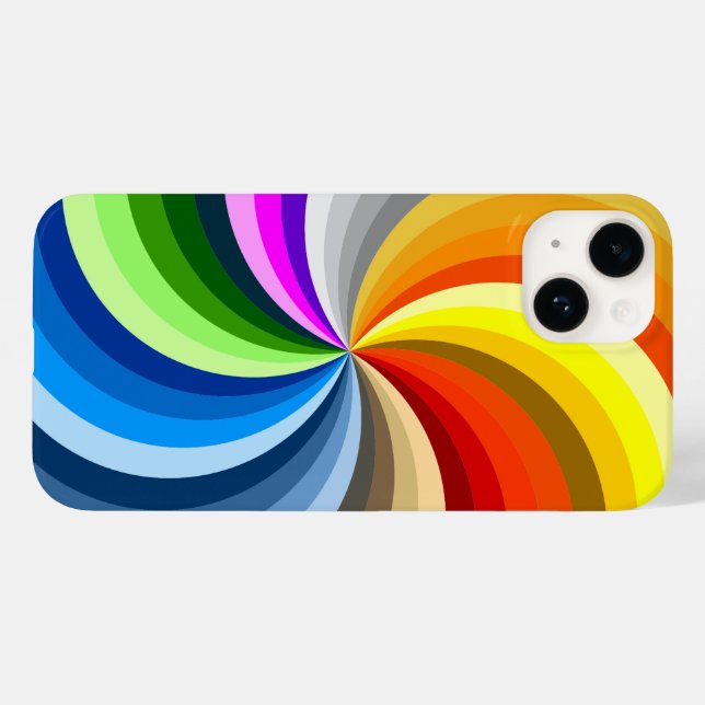 Coques Case-Mate iPhone Bright swirl (Verso (horizontal))