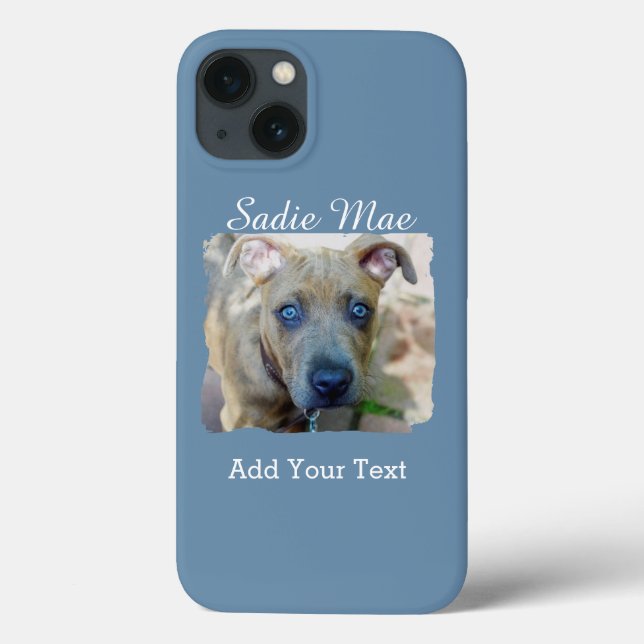 Coques Case-Mate iPhone Brindle Pit Bull Puppy par Shirley Taylor (Verso)