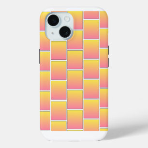 Coque Case-Mate iPhone Briques orange et jaune doré