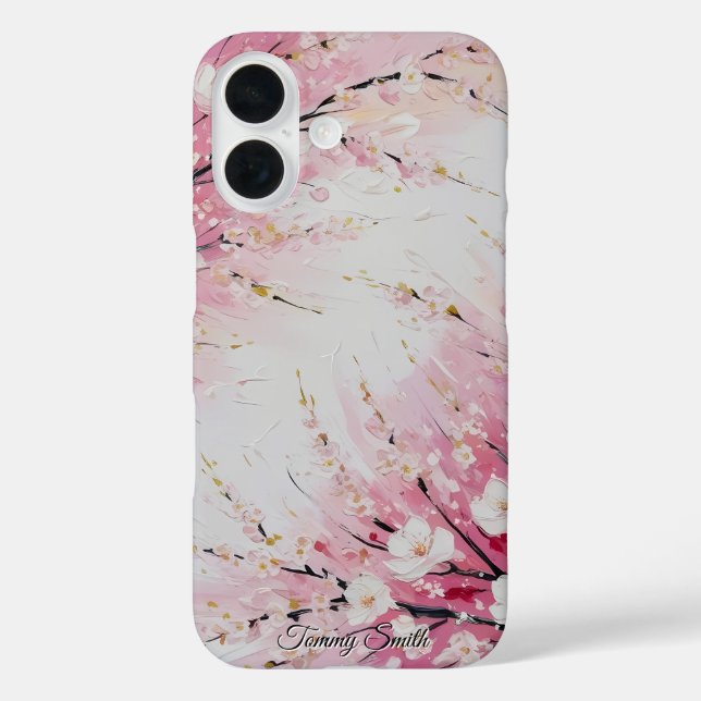 Coques Case-Mate iPhone Brise de Fleur de Cerisier Abstrait (Verso)