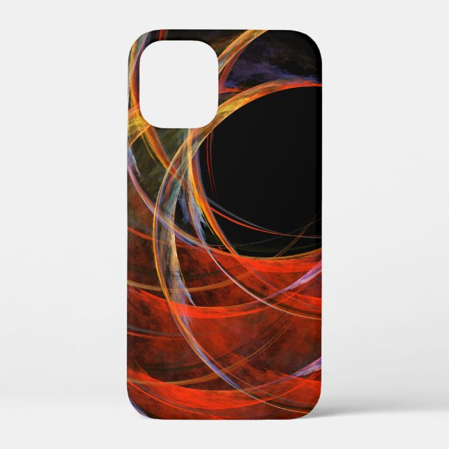 Coques Case-Mate iPhone Briser le Cercle Vortex de Feu Art Abstrait (Verso)