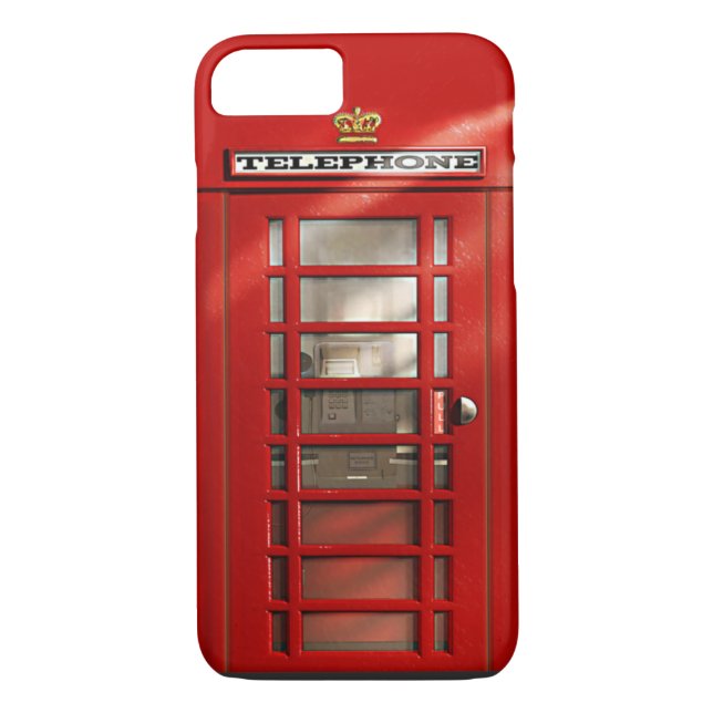 Coques Case-Mate iPhone British City of London Red Phone Booth iPhone 8 (Dos)