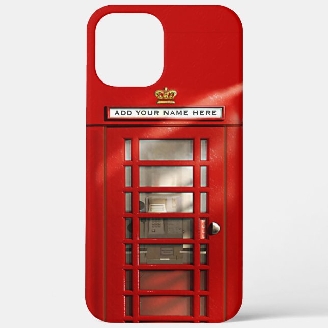 Coques Case-Mate iPhone British Red Telephone Booth Personnalisé (Verso)