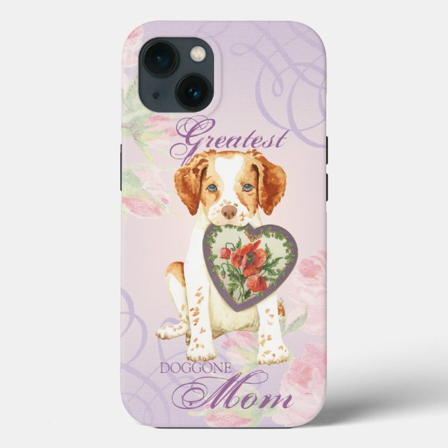 Coques Case-Mate iPhone Brittany Heart Maman (Verso)