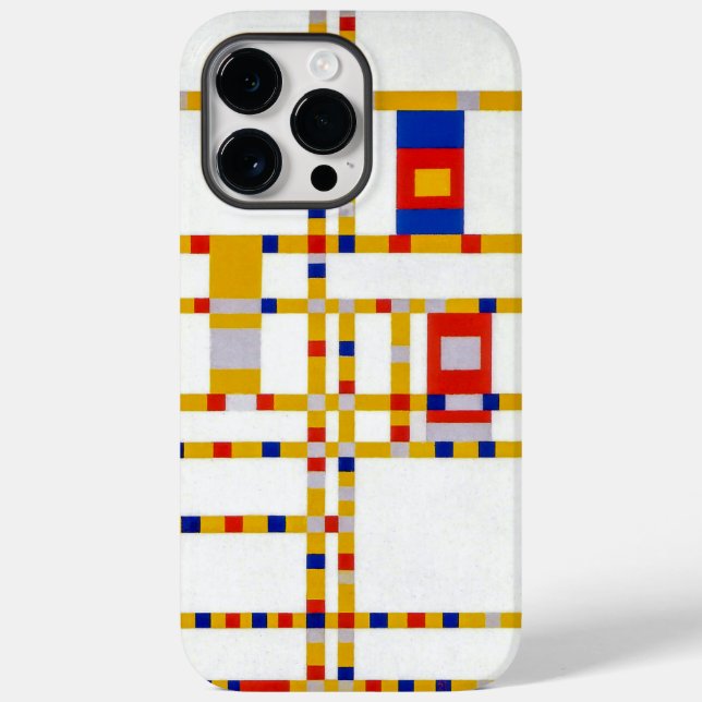Coques Case-Mate iPhone Broadway Boogie Woogie | Piet Mondrian | (Verso)